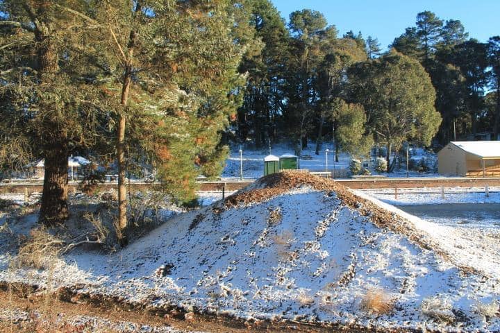 Snow-covered hill