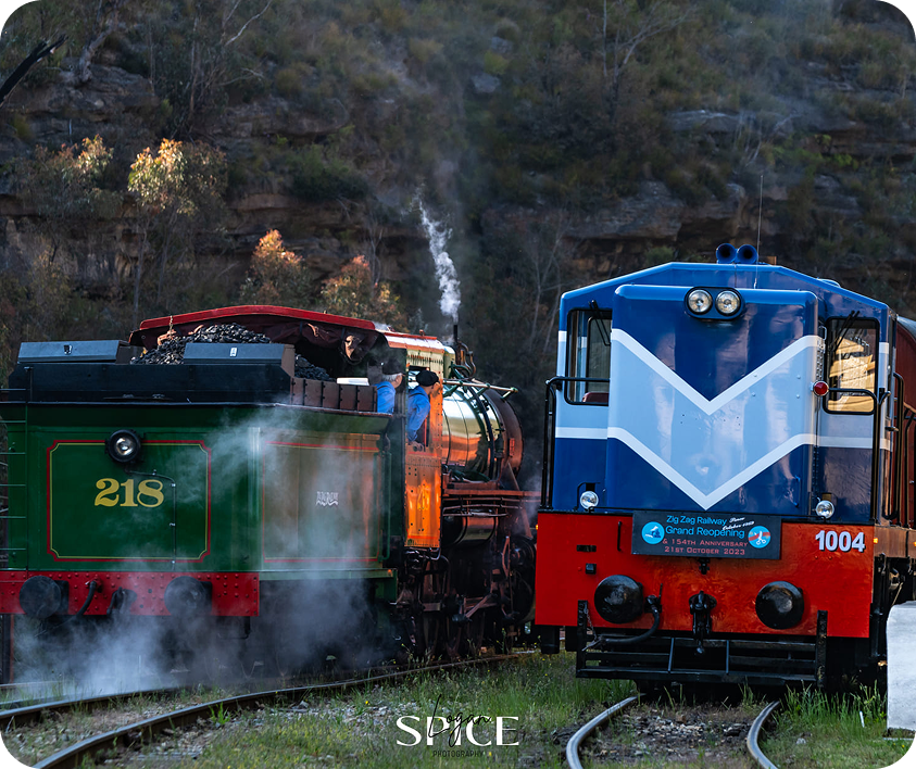 Train, steam, tracks