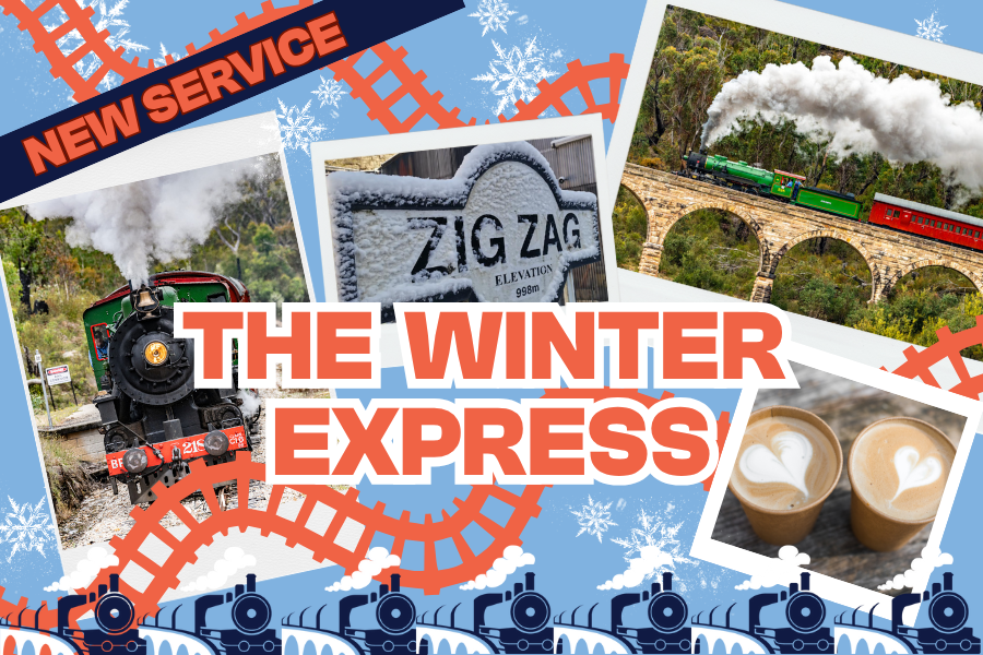 THE WINTER EXPRESS AT ZIG ZAG RAILWAY